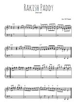 Téléchargez l'arrangement pour piano de la partition de Rakish Paddy en PDF